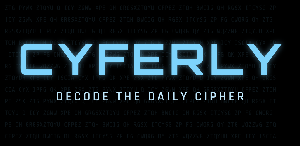 Cyferly — Decode the Daily Cipher